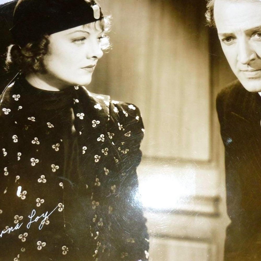 Vintage‎ Myrna Loy William Powell The Thin Man 1934 MGM Movie Still Photo 708-34